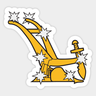 Starry Plough Sticker